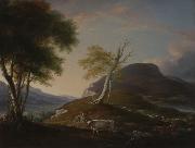 John Trumbull View on the West Mountain Near Hartford oil painting picture wholesale